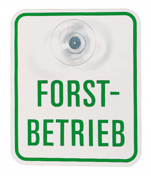 Autoschild Forstbetrieb