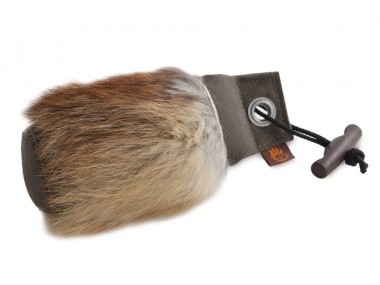 Dummy khaki mit Fuchsfellring